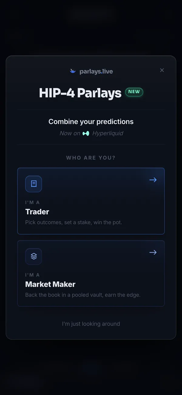 parlays.live on a phone